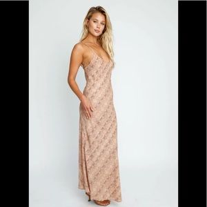 Resa Annette Slip Dress XS Snake print Anconda New  with tags